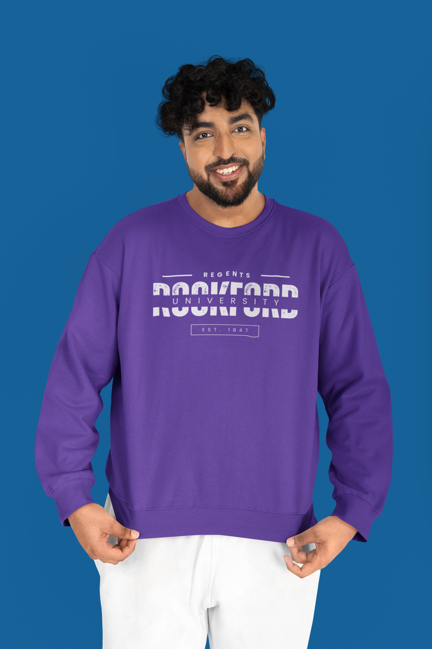 Rockford w/University Crewneck
