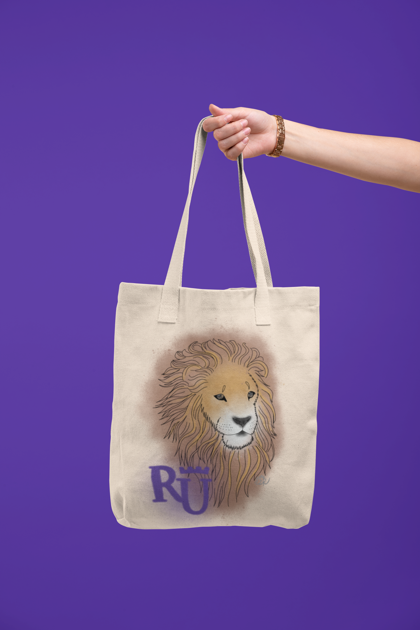 RU Lion Tote Bag