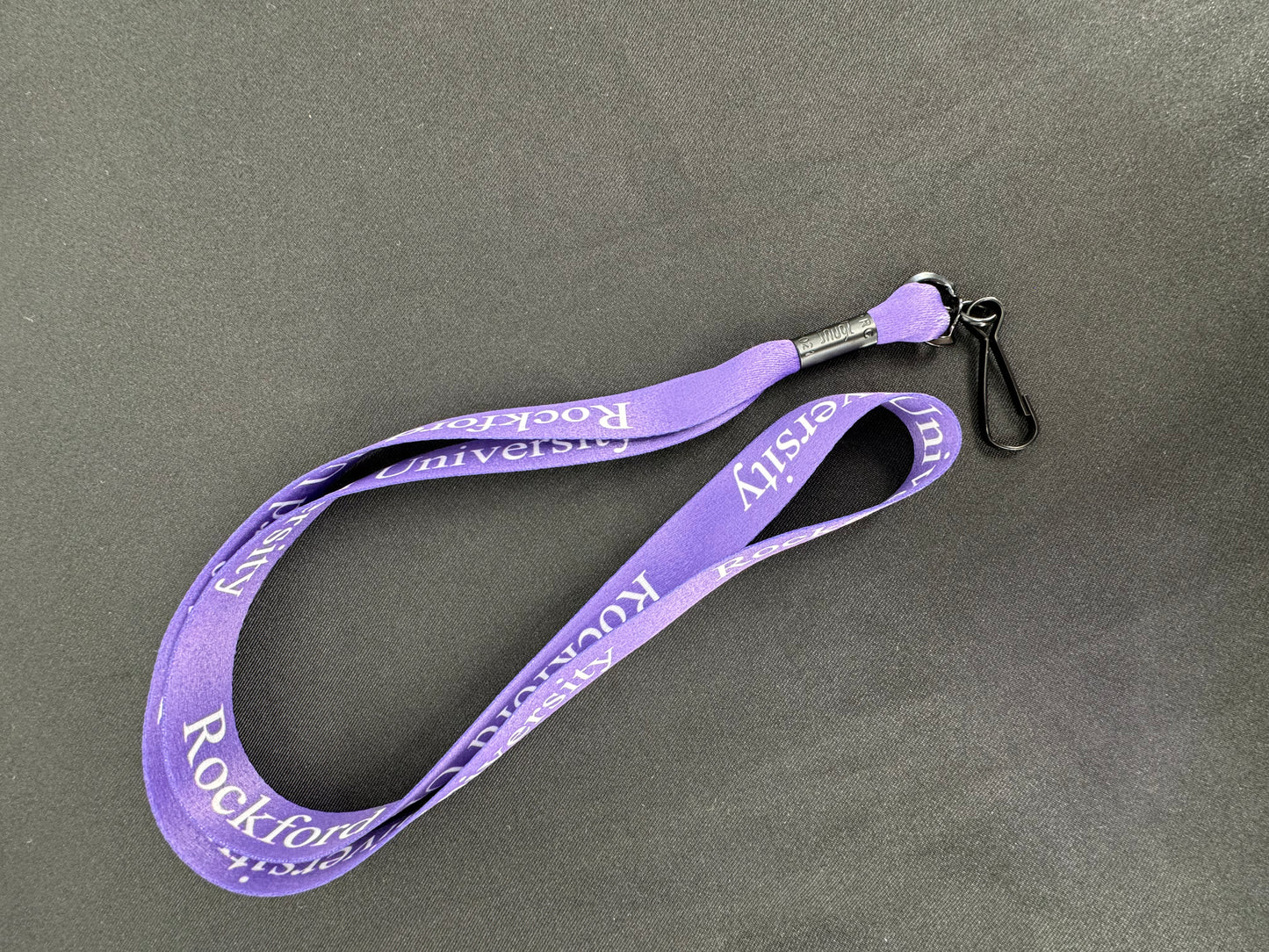 Rockford University Purple Lanyard