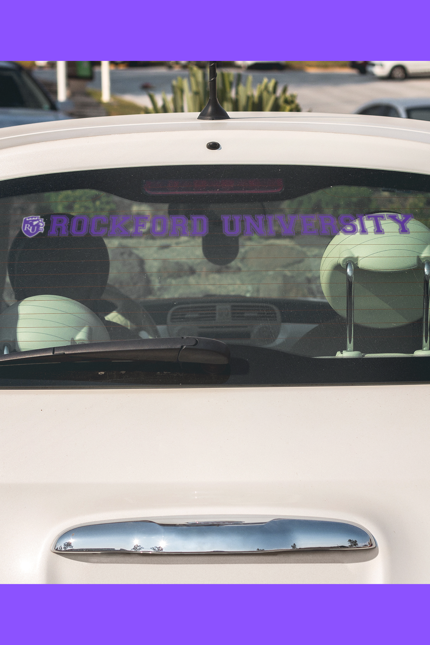 RU Car Sticker – Reggie's Corner Rockford University Spirit Store